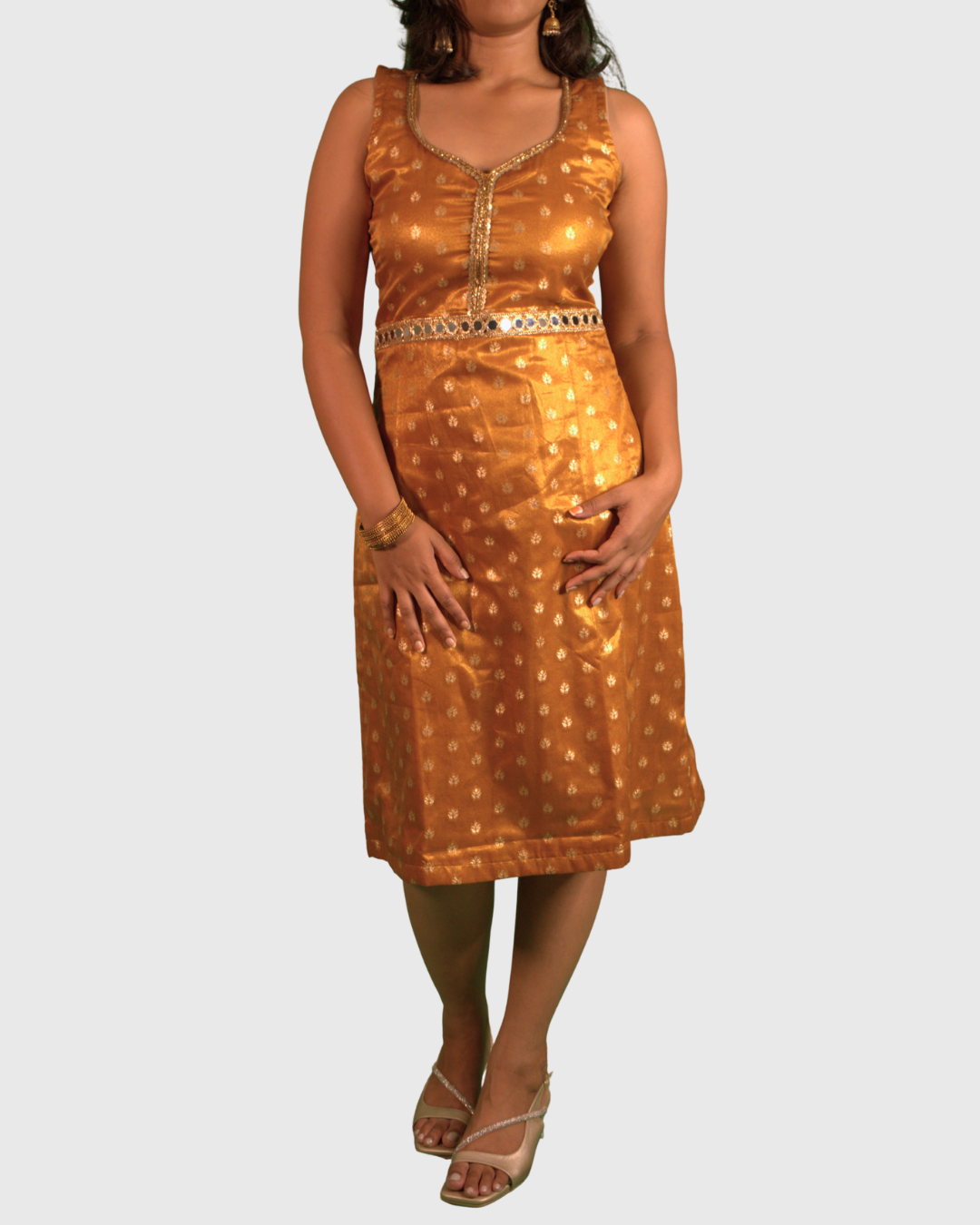 Gold Noor Dress