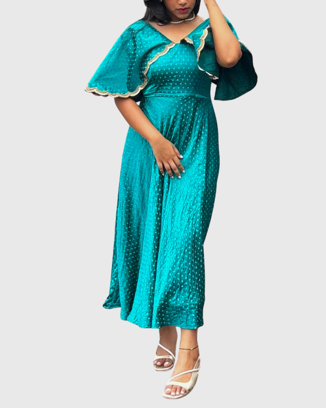Teal Aarohi Dress