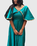 Teal Aarohi Dress