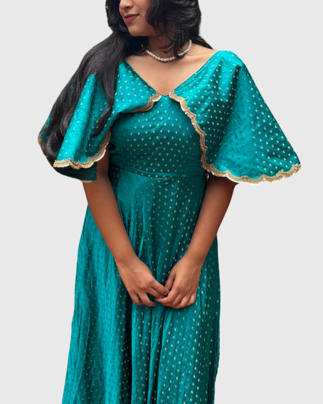 Teal Aarohi Dress