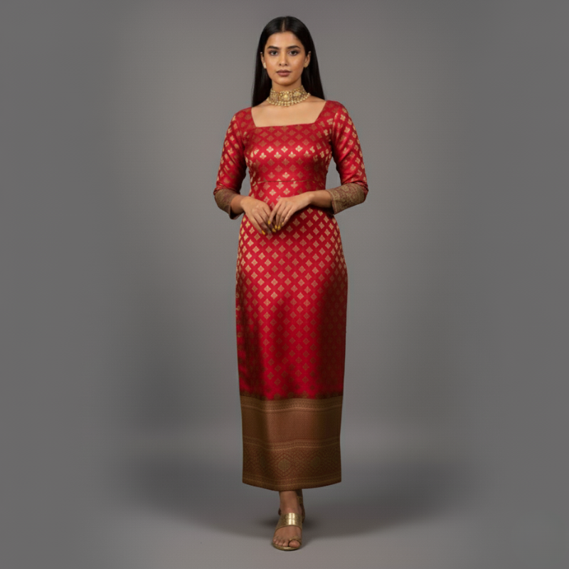 Red Inaya Dress