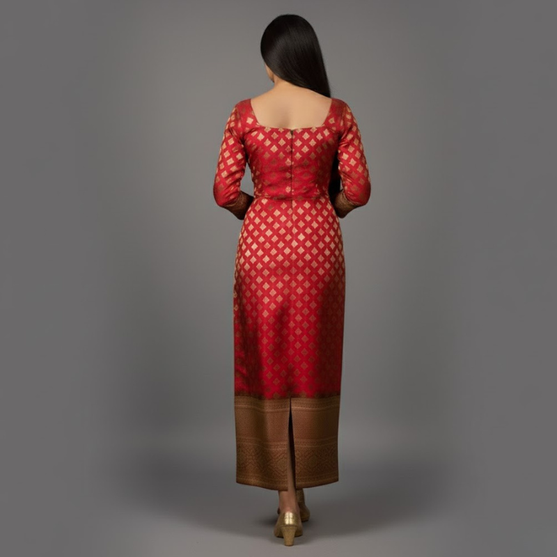 Red Inaya Dress